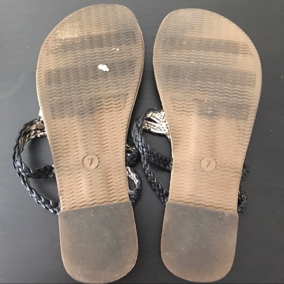 Merona Shoes Merona Black Braided Sandals Poshmark